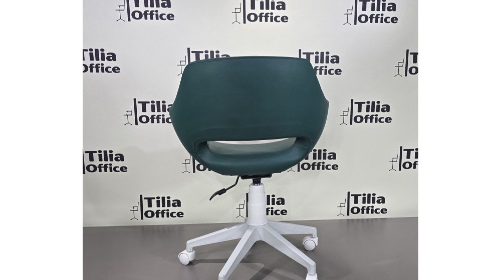 Monaco Çalışma Kesim Çocuk Koltuğu Beyaz Ayak Koyu Yeşil